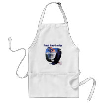 Eagle Proud Army Grandpa Tshirts and Gifts Apron