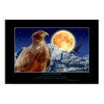 EAGLE & RAVEN Art Poster EAGLE & RAVEN Art Poster