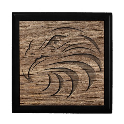 Eagle relief carving on exotic hardwood gift box zazzle Eagle relief carving on exotic hardwood gift box zazzle
