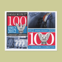 Eagle Scout Centennial Post Card postcards