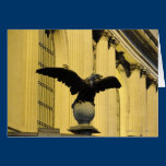Eagle sculpture note card cards