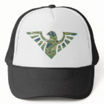 Eagle Silhouette - 02 Navy Blue and Green hats