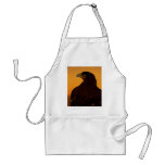 Eagle silhouette at sunset aprons