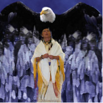 eagle spirit warrior photo cutouts