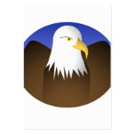 Eagle Spreading Wings Blue Skies Business Card Templates