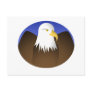 Eagle Spreading Wings Blue Skies Postcard
