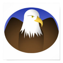 Eagle Spreading Wings Blue Skies posters by mydeas Eagle Spreading Wings Blue Skies posters