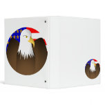 Eagle Spreading Wings Stars And Stripes Binder