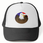 Eagle Spreading Wings Stars And Stripes Trucker Hat