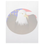 Eagle Spreading Wings Stars And Stripes Personalized Letterhead
