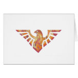 Eagle Stencil Silhouette 17 Greeting Card