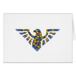 Eagle Stencil Silhouette 20 Greeting Card
