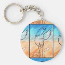 Eagle Warrior Keychain
