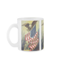Eagle with Flag Coffee Mug