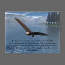 Eagle with Poem postcards