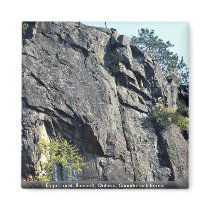 Eagle's nest, Bancroft, Ontario, Canada rock forma Refrigerator Magnet