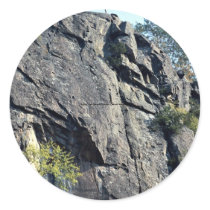 Eagle's nest, Bancroft, Ontario, Canada rock forma Round Stickers