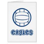 Eagles Volleyball Blue Card
