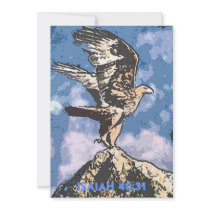 Eagles Wings - Isaiah 40:31 Personalized Invite