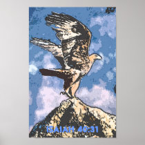 Eagles Wings - Isaiah 40:31 posters