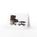 Eames Lounge Chair and Ottoman Greeting Card by billrussell99 Eames Lounge Chair and Ottoman Greeting Card
