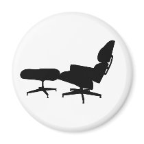 Eames Lounge Chair & Ottoman Magnet