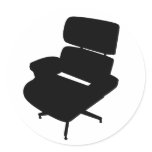 Eames Lounge Chair Sticker
