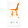 Eames molded plastic side chair customized photo card