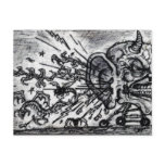 Ear Hornets From Hell Postcards