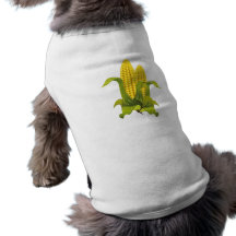 Ear of corn corn cobs doggie tee