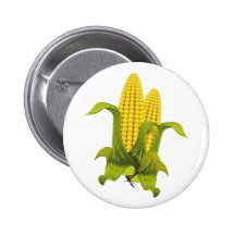 Ear of corn corn cobs pinback buttons