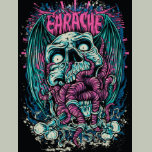 Earache 'Winged skull' Godmachine design