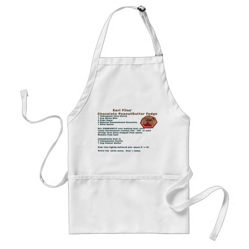 Earl Files' Chocolate Peanut Butter Fudge Aprons