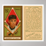 Earl Gardner Yankees Baseball 1911 Print