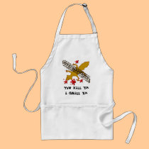 earl the dead squirrel aprons by pattycake earl the dead squirrel aprons