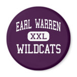 Earl Warren - Wildcats - Junior - Bakersfield Refrigerator Magnet