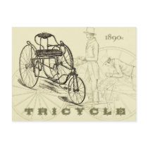 Early 1890s Tricycle Post Card