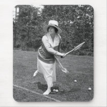 Early 1900s Tennis Fashion Mousepads