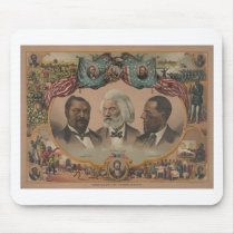 Early African American Heroes Mouse Pad