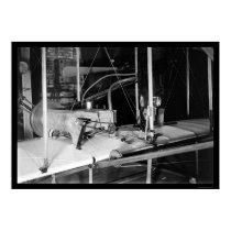 Early Airplane Engine in Wright Bothers Shop 1903 posters