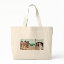 Early American Settlers Offbeat Cartoon Gifts bags by beardiethor123 Early American Settlers Offbeat Cartoon Gifts bags
