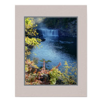 Early Autumn at Cumberland Falls, Kentucky posters