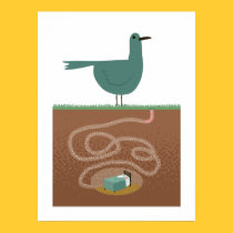 early bird early worm posters