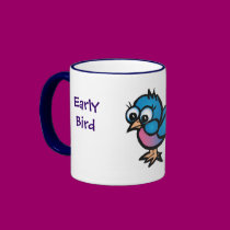 'Early Bird, Gets The Worm!' mug