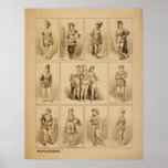 Early BURLESQUE Ladies VAUDEVILLE Poster