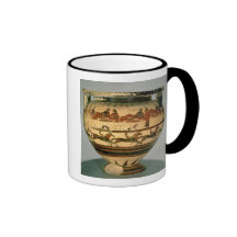 Early Corinthian black-figure column-krater depict Mug