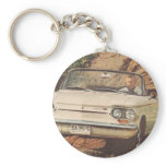Early Corvair Convertible Key Chain