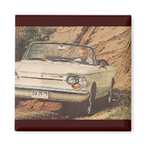 Early Corvair Convertible Refrigerator Magnet