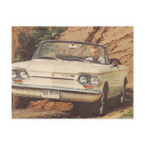 Early Corvair Convertible Post Cards