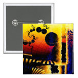 Early Daze Square Pin